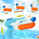 2 PCS Water Guns Summer Soaker Squirt Guns 600CC for kids Boys Girls Adults 2 Pack Outdoor Toy for Swimming Pool Yard Lawn Beach