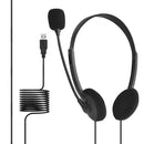 Noise Cancelling Headphones PC Gaming With Microphone USB Wired Computer Headset Headset Wired for Computer/Mac/Laptop Office