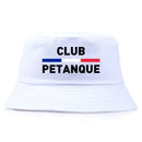 Fashion French Petanque Club Bucket Hat Unisex Adult Outdoor Sport Activities Panama Hat Man Woman Reversible Fisherman Cap Bob