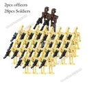 Hot Toys Star Wars 21pcs Republic Commando 501st Building Blocks TV6109 TV6106 Trooper Force 99 Hunter Crosshair Wrecker Brick