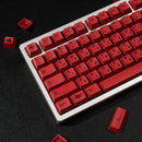 Minimalist Red keycap PBT Dye Sub Cherry Profile Customized Japanese English KeyCaps For MX Switch Mechanical Keyboard 68/84/104