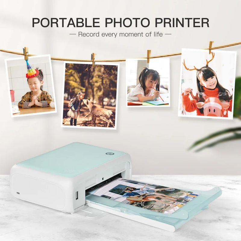 Hprt Cp4000l 4x6 Inch 300dpi Portable Full Color Photo Printer Mini Househeld Thermal Sublimation