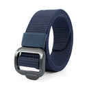 Nylon Outdoor  Belt Men's Belt Alloy Button Unisex Free Size 3.8cm Wide Nylon Belt Waistband