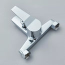Chrome Bathroom Faucet  Bathtub Facuet  Wall Mounting Cold and Hot Shower Faucet