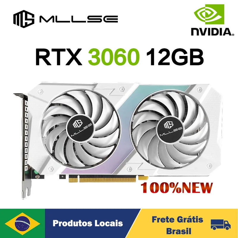 MLLSE Graphics Card RTX 3060 12GB X-GAME NVIDIA GPU GDDR6 192bit 8Pin HDMI*1 DP*3 PCI-E 4.0 x16 rtx3060 12gb Gaming Video Card