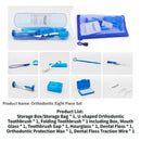 Dental Teeth Orthodontic Protective Floss Thread Wax Foldable Toothbrush Interdental Brush Oral Care Cleaning Kits Whitening New