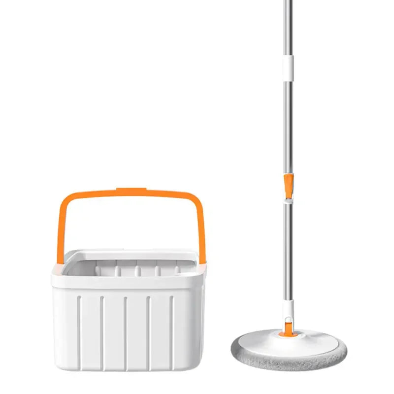 Lazy Household Clean Sewage Separation Hand Wash-Free Rotating Mopping Artifact with Barrel Mop Absorbent Flat Mop