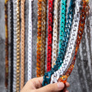 Bohemia  Acrylic Reading Glasses Chain Women Anti Slip Amber Leopard Color Sunglasses Chain Mask Strap Neck Lanyard Accessories