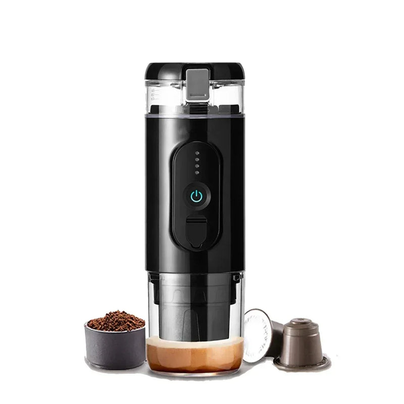 Wireless Heating 7500mAh Portable Automatic Coffee Machine, 20 Bar Electric Capsule Espresso machine for outdoor travel home