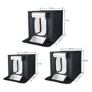 45 65 80cm Photo Light Studio Soft Boxes Portable Foldable Dimmable Photography Table Shooting Tents Kit With 5 Background Board