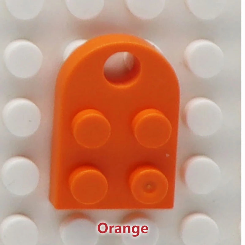 50pcs DIY Building Blocks 3176 Brick Heart Necklace/Key Ring Toys 2x 3 Heart-shaped Multicolor Educational Toy Gift for Children