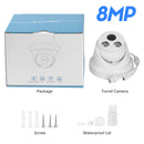 Hikvision Compatible Black Color Dome POE IP Camera 8MP Security CCTV Camera 1080P IR 30m H.265 P2P Plug&play Security IPC