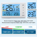 2025 NEW Intelligent Solar Powered Pool Thermometer With LED Digital Gauge 100 Meter Wireless Transmission green