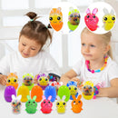 24pcs Bunny Eggs Easter Egg Gift Boys And Girls Easter Gifts Party Stuffed Dolls