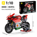 ToylinX 883pcs Motorcycle Building Set 1:10 Model Kit Building Block Car for Kid Adults Festive Gifts Christmas Halloween Easter