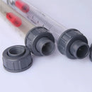 Short LZS-15/25/32/40/50/65  60 100 160 250 400 600 1000 LPH Plastic Piping Liquid Float Flowmeter Water Flow Meter Rotameter