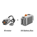 MOC M XL L Motor Servo Power Functions Motor High-Tech Parts Multi Tool PF 8293 8883 Model Building Blocks Compatible With LEGO