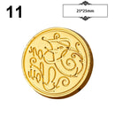 Irregular Lacquer Seal Head Retro Stamp Diy Scrapbooking Crafts Invitation Letter Decor Wax Seal Christmas Valentine's Day Theme