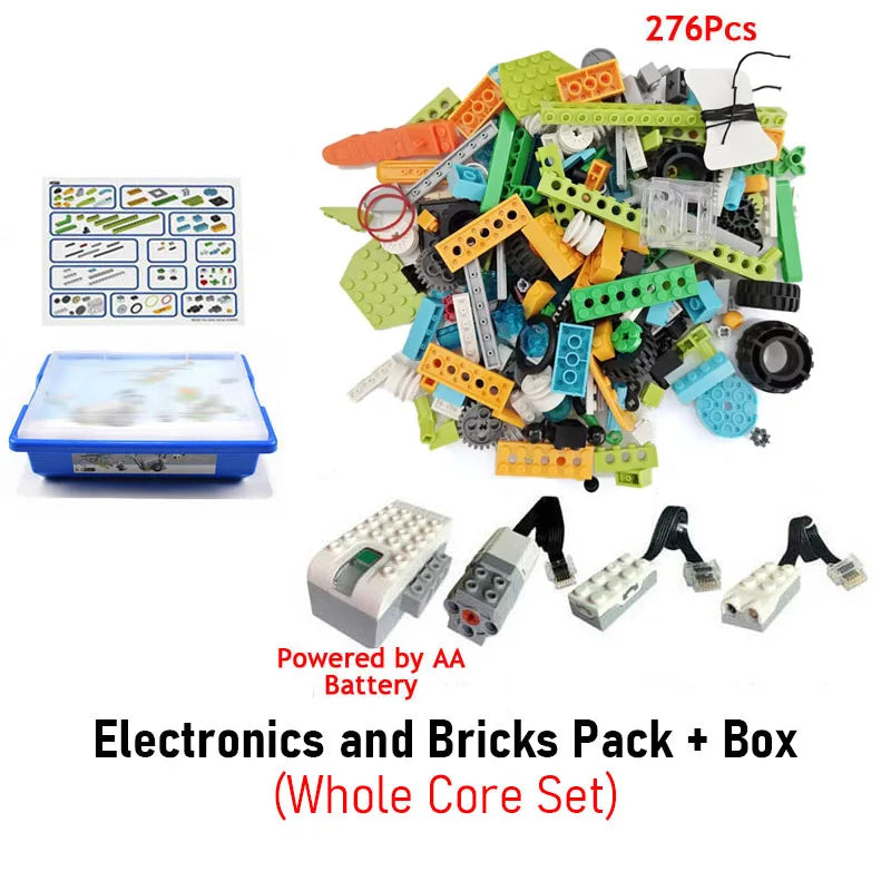 NEW Technical WeDo 3.0 Robotics Construction Set Building Blocks Bricks Compatible with 45300 Wedo 2.0 Educational DIY toys