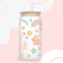 UV DTF Transfers Stickers, Cup Wraps, Bunny, Happy Easter, Printed for DIY Glass, Ceramic Metal Leather, 3D, 16oz D6263