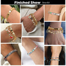 FUNIQUE Romantic Christmas Tree Snowman Sleigh Garland Italian Charm Links Fit 9mm Bracelet Stainless Steel DIY Jewelry Making