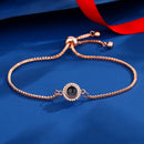 Titanium Steel Personality Picture Custom Fashion Men And Women Bracelet Christmas Couple Party Memories Series High-End Jewelry