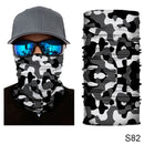 Camouflage Cycling Face Mask Scarf Neck Gaiter Men Seamless Bandana Women Headband Balaclava Tube Face Shield