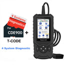 MUCAR CDE900 Obd2 Scanner Car Diagnostic Tool Auto Engine ABS SRS TCM 4 System Code Reader Automotive Scan Diagnosis Free Update