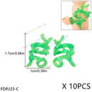 10PCS Special Effects Pieces Arm Fist Wind Lightning Leg Flames Assemble Scene Bricks Weapons Accessories Kids Toys