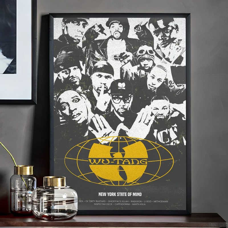 WU-T--TANG CLAN Poster Self-adhesive Art Poster Whitepaper Prints Posters Artwork Aesthetic Art Wall Painting