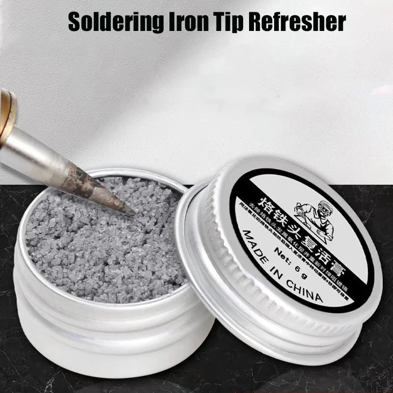 1/2/3Pcs Soldering Iron Tip Refresher Non-stick Tin Solder Cream Clean Paste Oxide Solder Iron Tip Refresh Tip Tinner Activator