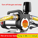 12V/24V/220V Fuel Transfer Pump for Diesel  990W Self-Priming Pump Automatically Stop Electric oil pump fuel dispenser