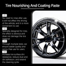 60g Tire Blackening Coating Paste Kit Universal Wheel Polishing Cleaning Anti-Aging Cleaner For Car Motorcycle Bicycle Tire