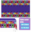 Smiling Critters Birthday Party Decoration Disposable Tableware Set Plate Balloons Banner Cake Topper Party Supplies Baby Shower