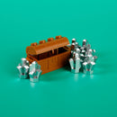 MOC ATM Machines Precious Gold Egg Ore Diamond Building Blocks Precious Safe Deposit Box Wooden Barrel Bank Card Bricks Toys