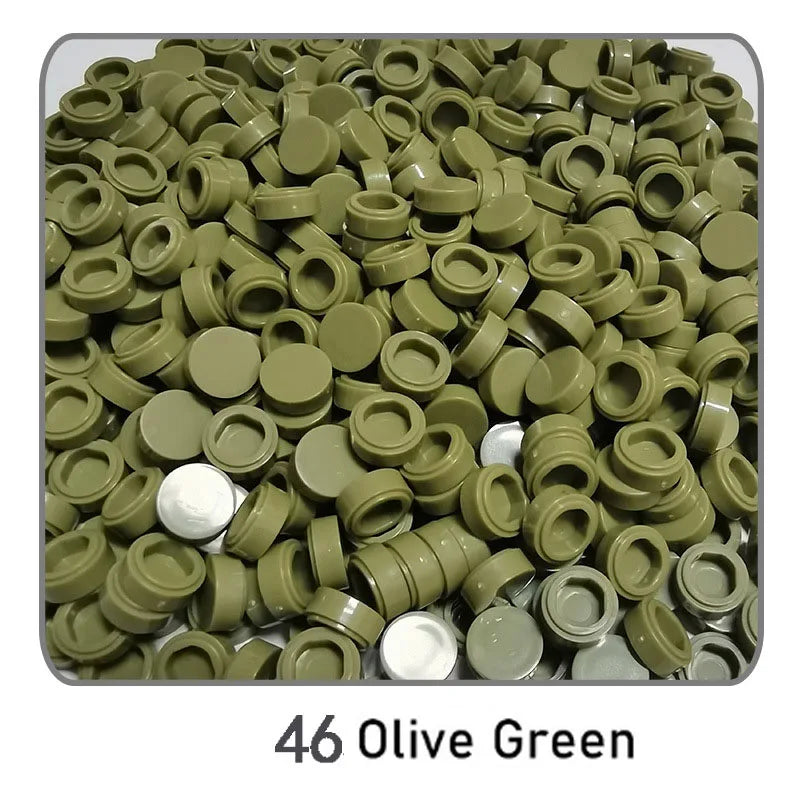 1000pcs DIY Pixel Art Bricks1x1 Round Tile Building Blocks Compatible with 98138 Anime Figure Assemble Toys Gift for Children