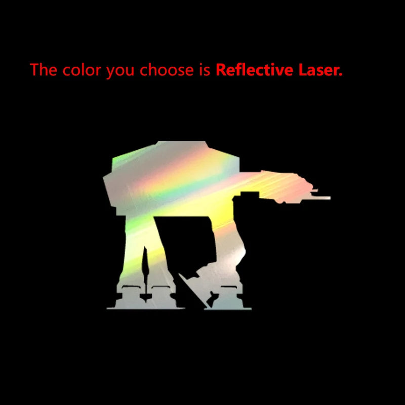 AT Walker Ground Battle Ship Vinyl Art Sticker Star Wars Easter Egg Decals Death Star Decal X Wing Stickers Car Window Decor