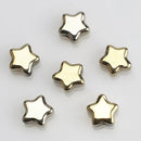 50Pcs/Lot Crystal Star Pendants 8mm Faceted Glass Loose Beads Handmade For Jewelry Diy Making Accessories Wholesale In Bulk