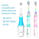 Seago YCSG-831 Kids Brush Heads Children Electric Toothbrush Replacement Heads For Seago EK6 977 Sonic Electric Toothbrush 4pcs