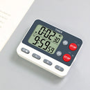 Dual Digital Timer Multifunctional Count UP/Down Timer with Memory Function Cooking Timer for Gym Office Laboratory
