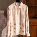 FANIECES Luxury Women's Shirt Elegant Office Ladies Business Shirt 2025 Spring Long Sleeve Lapel Designer Brand Shirts Blusas