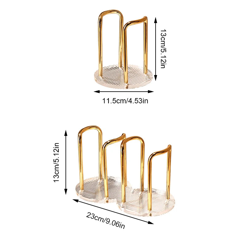 Cup Storage Holder Rack Shelf Water Tea Cups Acrylic Dispenser Cup Rack Shelf Mug Display Stand Home Organizer Supplies