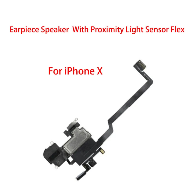 10PCS Original Proximi Light Sensor Flex Cable Ribbon For iPhone X XR XS MAX With Ear Speaker Receiver Earphone Parts