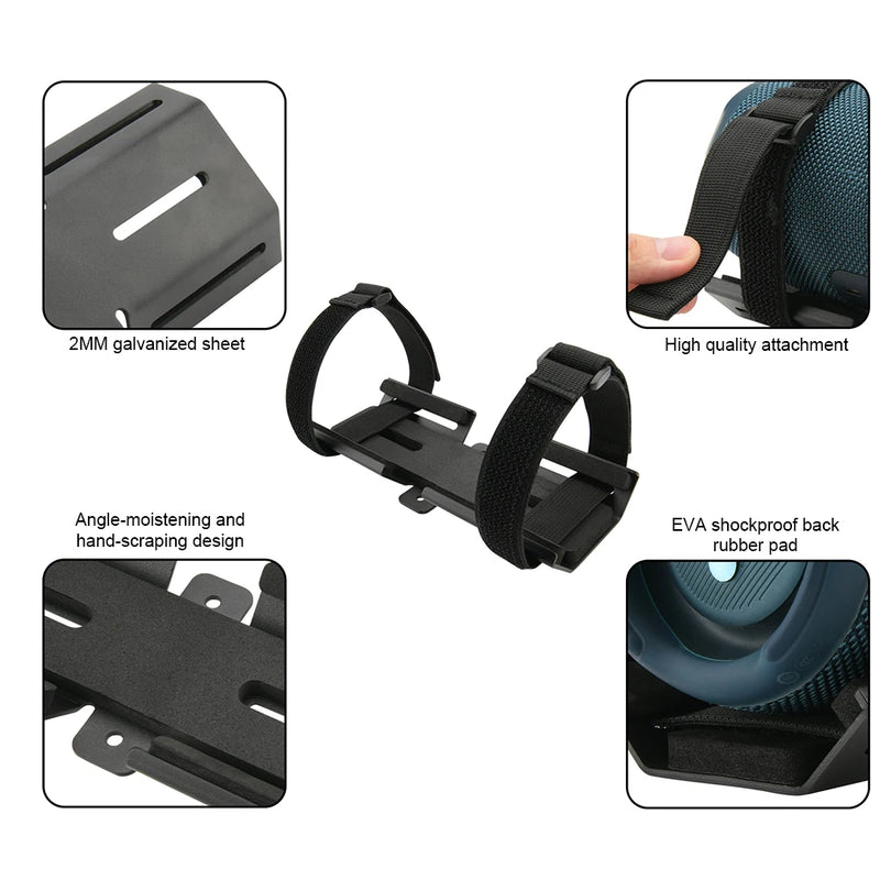 Speaker Holder Metal Speaker Mount Holder for JBL Charge3/4/5 Quick ReleaseHolder Wireless Speaker Strap Mount for JBL Flip4/5/6