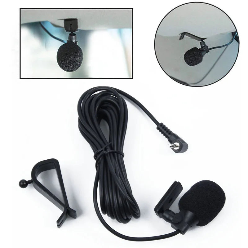 Car Radio 2.5MM Microphone For Pioneer CD-VM1 4.5V Blue-tooth External Microphone For Car Stereos Radio Receiver