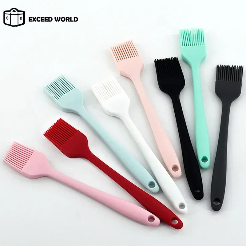 1PC Silicone Barbeque Brush Cooking BBQ Heat Resistant Oil Brushes  Kitchen Supplies Bar Cake Baking Tools Utensil Supplies