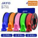 JAYO PETG 3D Filament 1.75MM High Speed PETG 3D Printer Filament 4Rolls High Flow Speedy Matte Effect 3D Printing Mateials