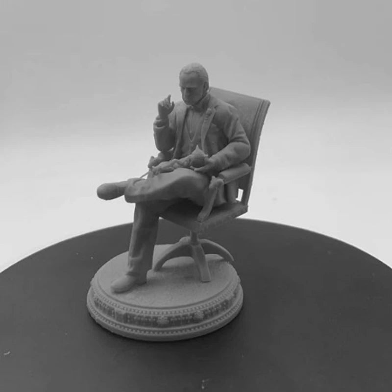Movie Fantasy Character Godfather Marlon Brando Sanix 1/24 Scale 74mm GK Resin Figure Model Kit Unassembled and Unpainted Gifts