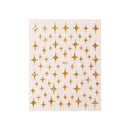 3 Packs 3D Laser Heart Alphabet Nail Art Stickers Nail Art Decorations Flowers Stars Black and White Nail Art Decorations