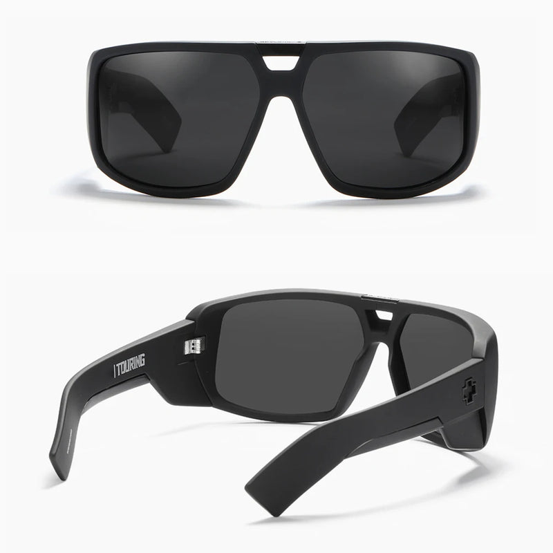 Brand Touring Men's Polarized Sunglasses Sports 1.1mm Thickness Polarization Sun Glasses Quality 5-Barrel Hinges Original Box